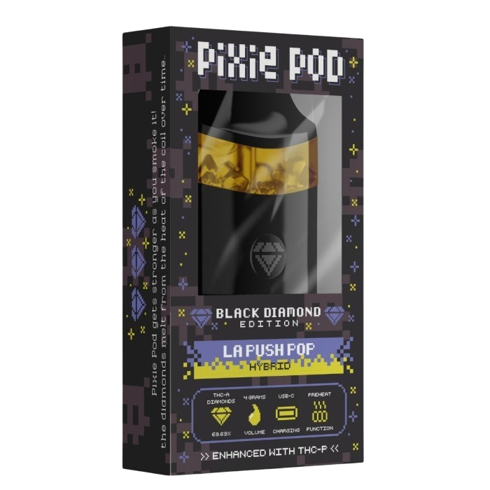 Pixie Pod | Black Diamond Edition - THCa/THCp Vape : 4ml