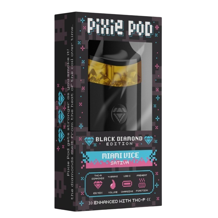 Pixie Pod | Black Diamond Edition - THCa/THCp Vape : 4ml