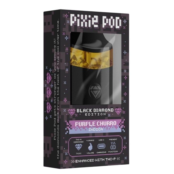 Pixie Pod | Black Diamond Edition - THCa/THCp Vape : 4ml