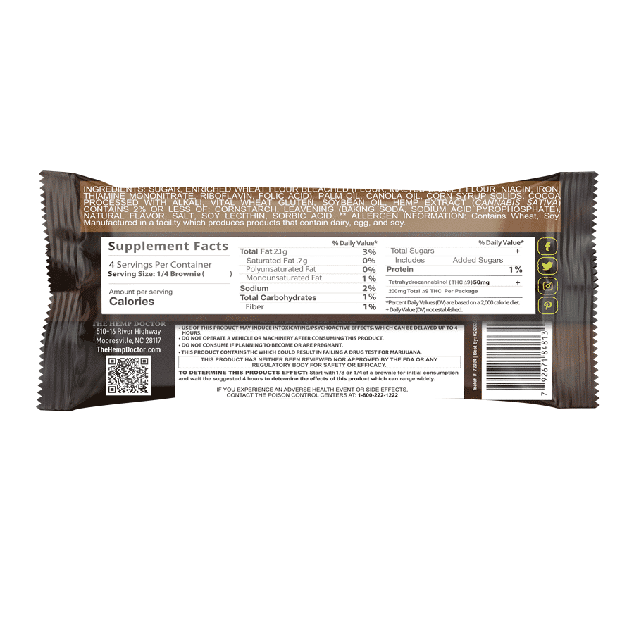 The Hemp Doctor | Kayo Brownie : 200mg