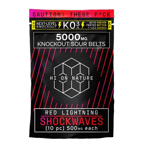 H-O-N | 5000mg Knockout Shockwaves Sour Belts