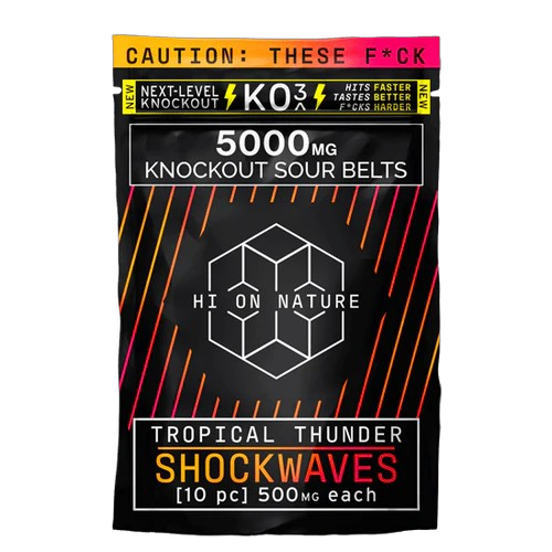 H-O-N | 5000mg Knockout Shockwaves Sour Belts