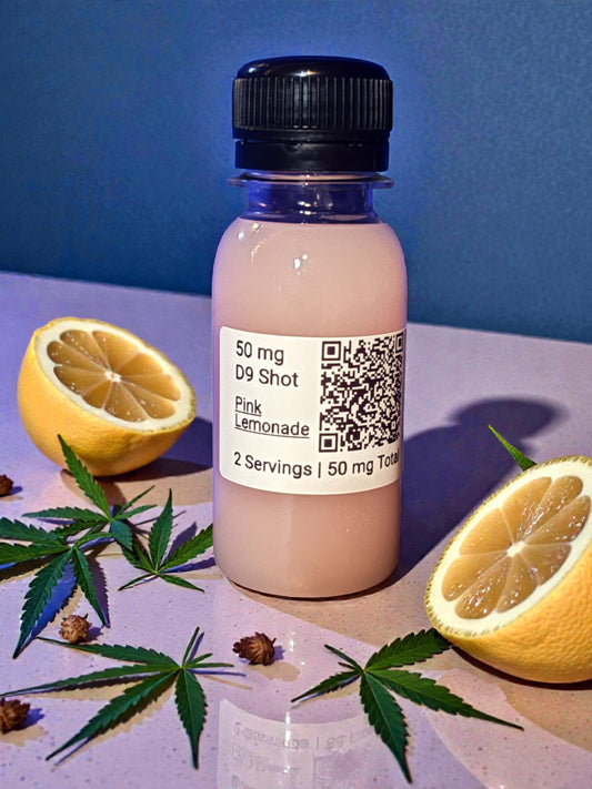 50mg D9 THC Shot [2oz] - Pink Lemonade