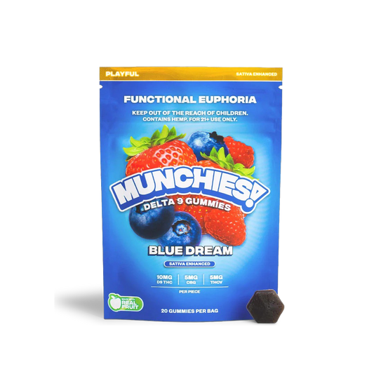 Munchies | 1:1 Euphoria Gummies - 10mg D9 / 10mg CBD (20ct)