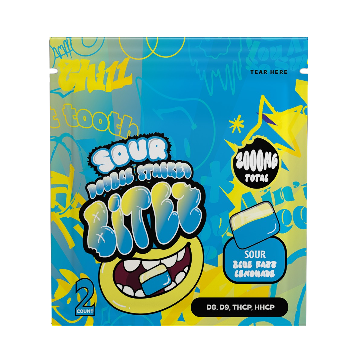 Trip Drip | Double Stacked Sour Bitez : 1000mg Each (2ct)