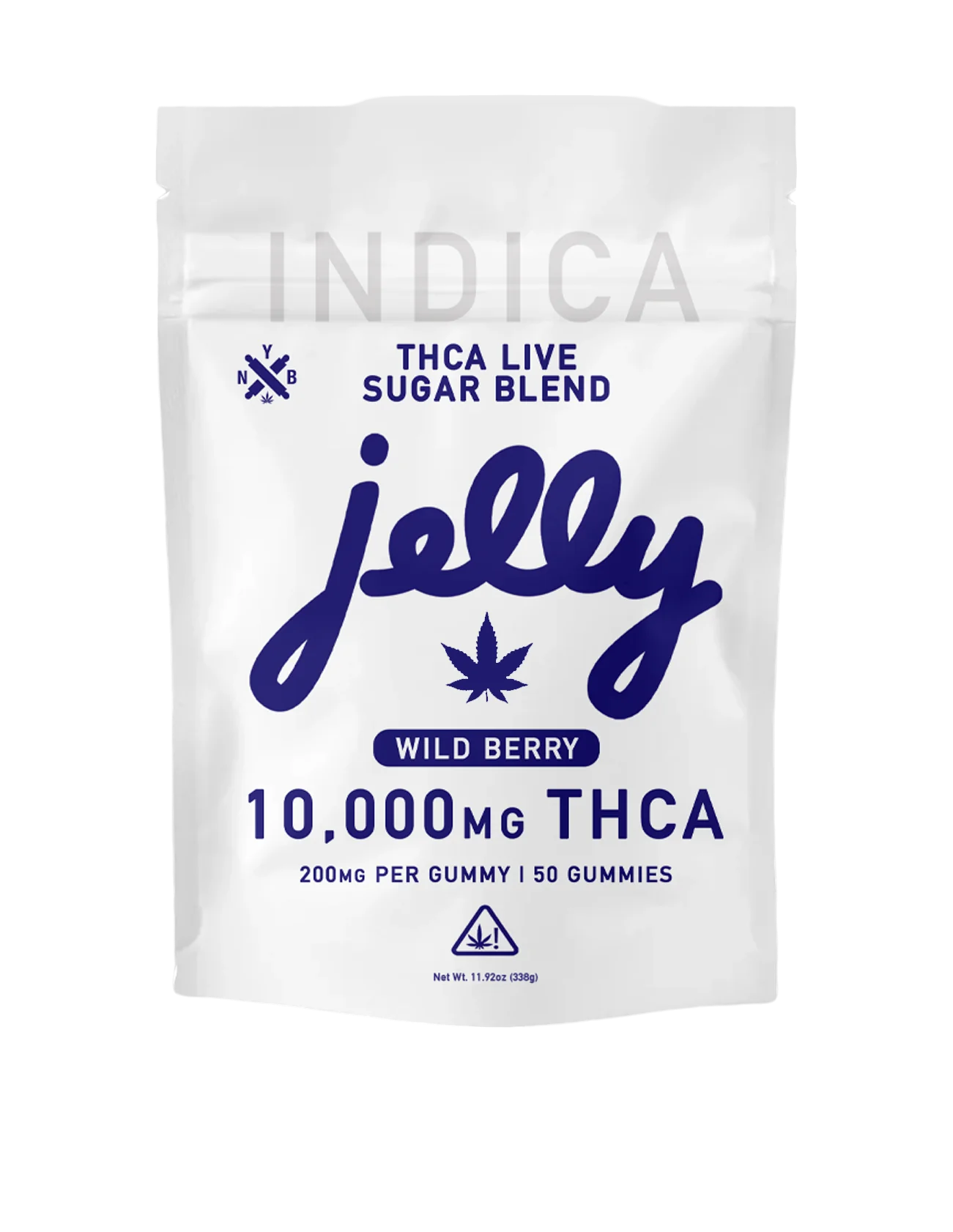 Not Your Bakery | THCa Live Sugar Gummies : 1,000mg - Wild Berry (INDICA)