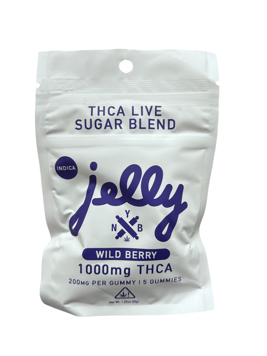 Not Your Bakery | THCa Live Sugar Gummies : 1,000mg - Wild Berry (INDICA)