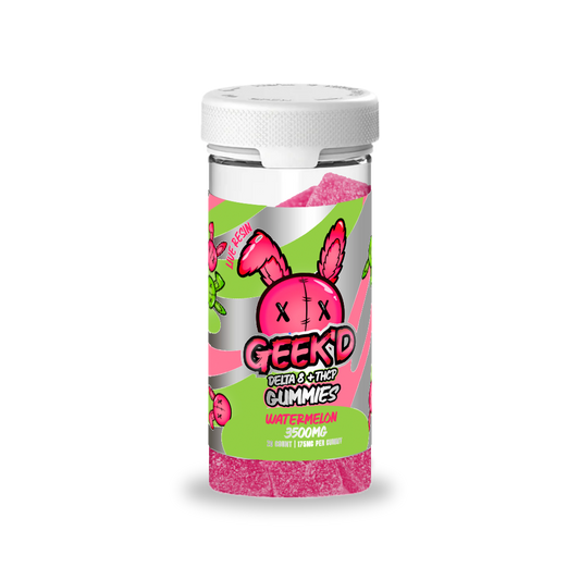 GEEK'D | Full-Spec Hemp Gummies - 3500mg : Watermelon