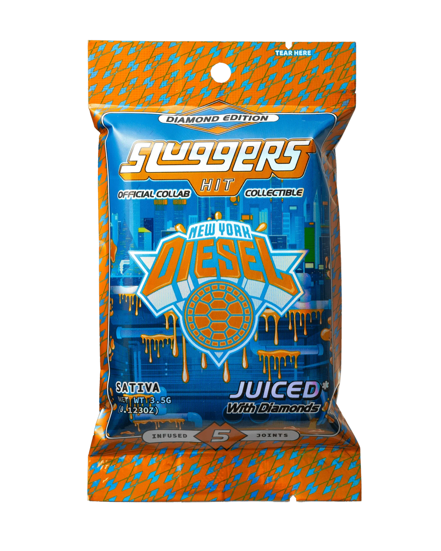 Sluggers | 0.7 Gram THCa Diamond Infused Pre Rolls [5ct]